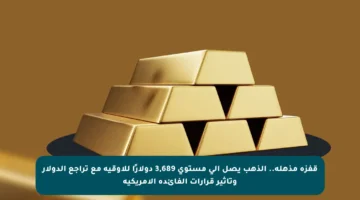 قفزة مذهلة.. الذهب يصل إلى مستوى 3,689 دولارًا للأوقية مع تراجع الدولار وتأثير قرارات الفائدة الأمريكية